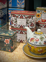 Lata de Té 'Embroidery Lotus Flower' - 40 Bolsitas 1869 Blend