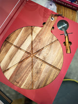 Set de Tabla y Cortador de Pizza 'Gift Novels' - A Slice of Heaven