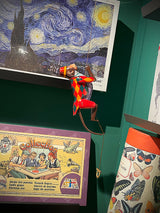 Figura de Lata 'Climbing Monkey' Estilo Vintage