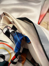 Pañuelo Estampado 'Composición VIII' 90x90 cm - Kandinsky