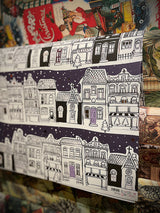 Hoja Papel de Navidad 'Snowy Street' - Caroline Gardner