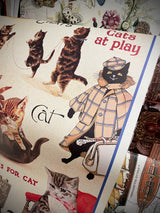 Papel Poster & Wrap 'Vintage Cats II' - Cavallini & Co