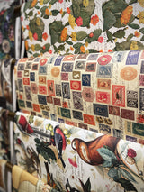 'Post Stamps' Wrapping Paper - 100x70 cm