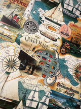 'Marine' Wrapping Paper - 100x70 cm