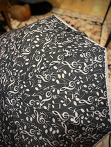 Paraguas Plegable 'Música' - Negro