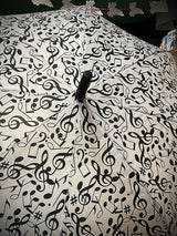 'Music' Umbrella - White