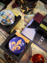 Pisapapeles de Cristal 'Fleur de Lys'