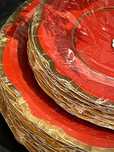 comprar-platos-de-papel-navidad-rojos