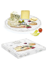 'Les Fromages' Glass Turntable - 32cm