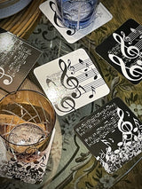 Juego de 6 Posavasos 'Música'