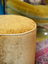 Pouf Redondo 'Burelles' - Amarillo Mostaza