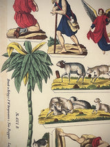 Set de 2 Láminas Decorativas Recortable Alemán 'Belén Tradicional'