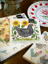 Pack de 20 Servilletas de Papel 'Heavenly Hen' - 25x25 cm