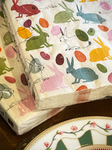 Pack de 20 Servilletas de Papel 'Rabbits & Eggs' - 33x33 cm