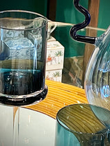 Set de 2 Copas de Vino de Cristal 'Classy Fun' - 270 ml - Azul