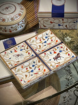 Juego de 4 Pequeños Vacíabolsillos de Porcelana 'Cheval'