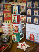 Juego de 4 Tazas 'Festive Avenue' - 275 ml