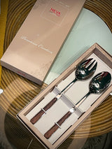 Juego de Cubiertos Para Ensalada 'Legno Acacia'