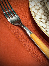 Juego de Cubertería 'Legno Colorato Abete Giallo' - 24 Piezas