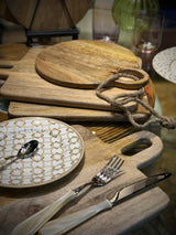 Tabla de Cortar Redonda de Madera 'Country'