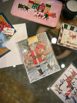 Pack 8 Tarjetas de Navidad 'Delivering Presents'