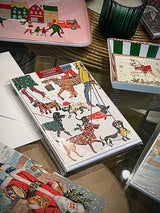 Pack 8 Tarjetas de Navidad 'Winter Walkies' - Classics