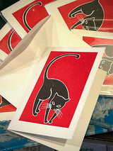 Tarjeta de Felicitación 'Black Cat'