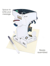 Tarjeta Swing 'Space Shuttle'