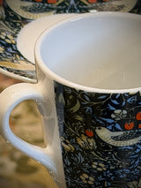 Juego de 2 Tazas y Platos de Espresso 'Strawberry Thief' - William Morris