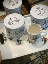 Taza de Porcelana en Caja de Lata 'Chalet' - 350 ml