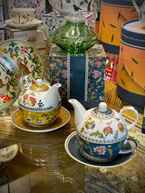 Juego de Té para Uno 'Magie d'Orient' - Taza y Tetera - Verde