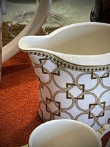 Jarra Lechera de Porcelana 'Decó' - 250 ml