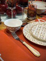 Juego de 2 Boles de Porcelana 'Decó' - Ø11 cm