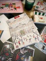 Pack 5 Tarjetas de Navidad 'Skating at Somerset House' - Classics