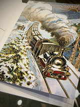 Pack 8 Tarjetas de Navidad 'The Christmas Express' - Classics