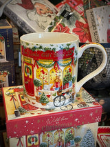 Taza de Porcelana 'With Love at Christmas Shop' - 350 ml