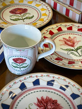 Set de 4 Platos de Postre 'Flowery'