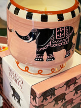 Vela A Dopo 'Tobacco Vanilla' - Diseño Elefantes 8oz - Edición Limitada