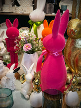 Figura Decorativa 'Conejo Jimmy' - Rosa