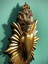 Decoración 'Corazón Ex-Voto' - Dorado