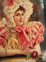 German Chromolithograph Sheet 'Portrait of a Lady'
