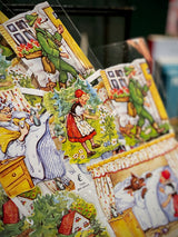 Hoja Cromos Alemanes 'Caperucita Roja'