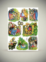 Hoja Cromos Alemanes 'Hansel y Gretel'