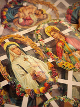 Hoja Cromos Alemanes 'Santos'