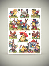 Hoja Cromos Alemanes 'Pascua'