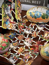 cromos-originales-vintage-con-conejos-de-pascua