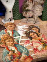 Hoja Cromos Alemanes 'Pareja de Enamorados'