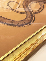 Cuadro Decorativo 'Serpiente' En Marco Vitrina