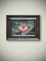 cuadro-decoracion-con-ojo-ex-voto-sobre-nubes-verdes