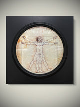Cuadro Decorativo Clásico 'Vitruvio' - 80x80 cm